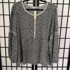 Max Studio Baby Doll Top - SIZE 1X ~ SUPER CUTE